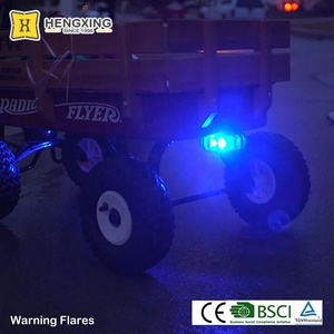 Nhấp nháy nhà máy trực tiếp <span class=keywords><strong>6</strong></span> gói cho phổ biến USA tái sử dụng bên đường màu xanh LED Road Flare khẩn cấp Kit - Product Image 3