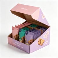 Boîte de présentation en papier recyclé avec logo imprimé personnalisé pour bonbons, jouets, chocolat, café, chewing-gums, vente au détail, supermarché, comptoir, présentation alimentaire