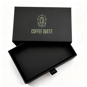 Boîtes en papier biodégradables personnalisées à faible MOQ pour cosmétiques, bijoux, colliers, coffrets de soins de la peau, emballage en papier - Product Image 1