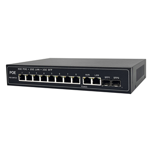 Commutateurs réseau Ethernet 8 ports 10/100/1000M avec ports PoE, <span class=keywords><strong>2</strong></span> ports électriques 10/100/1000M et <span class=keywords><strong>2</strong></span> ports optiques SFP 1000M en amont - Product Image 3