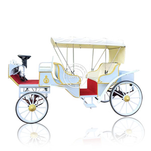Carruaje Eléctrico Clásico Convertible con Asientos Suaves, Carruaje Real para Bodas/Turismo - Product Image 1