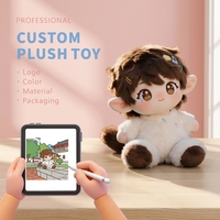 Fabricant de poupées personnalisées, poupée en peluche étoile, poupée personnalisée de 20 cm, souvenir mignon personnalisé, personnage d'anime personnalisé, poupée Kpop