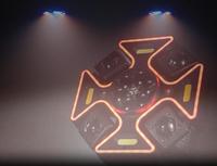 Zoom-Funktion Disco LED RGBW Moving Head Licht mit Soundaktivierung & DMX512-Steuerung IP33-zertifiziert CRI90 für Bühne DJ-Partys