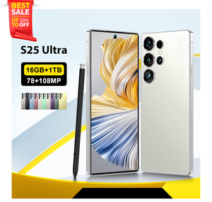 Новый смартфон S25 Ultra на Android с высокой конфигурацией: 16 ГБ ОЗУ + 1 ТБ ПЗУ, 5G, 144 Гц LED-дисплей, десятиядерный процессор, две SIM-карты, камера 108 МП, CDMA LTE, встроенный стилус - Product Image 3
