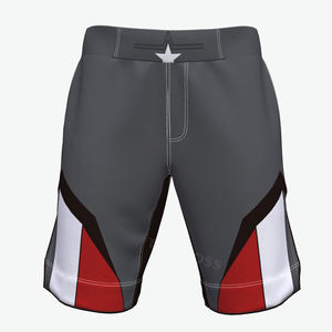 2025 personnalisé rouge MMA Full Sublimation Boxing Shorts Chine usine faite conception personnalisée pour les arts martiaux porter - Product Image 4