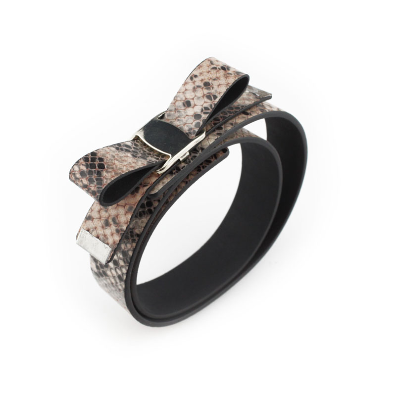 Новое поступление, стильный женский пояс со змеиным рисунком с отделкой из фольги, пояс с животным принтом, тонкие ремни из искусственной кожи для женщин
