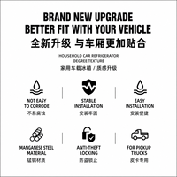 Cubierta Rígida de Aluminio para Camioneta, Impermeable, de 23 cm de Grosor, Personalizable, con Cierre, Plegable Manualmente