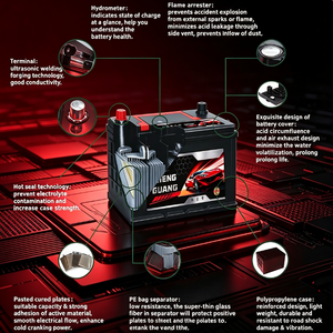 Batería de Coche al por Mayor, Batería de Coche de 12v <span class=keywords><strong>para</strong></span> N36, Batería de Coche de Plomo-Ácido de Alta Calidad y Bajo Costo <span class=keywords><strong>para</strong></span> Uso Automotriz Compacto - Product Image 4
