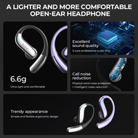 Écouteurs Sport sans Fil HTC NE23 Bluetooth 6.0, Embouts à Réduction de Bruit Intelligente, Son Stéréo Hi-Fi à Faible Latence