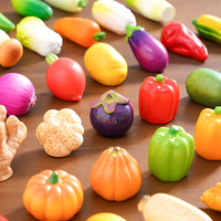 Juguetes de Verduras Simuladas: Pimientos y Maízes Grandes para Decoraciones de Bolsas Sorpresa DIY y Escenarios de Fotografía