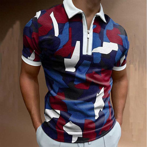 Polo con stampa grafica estiva da <span class=keywords><strong>uomo</strong></span> magliette Casual Plus Size a <span class=keywords><strong>maniche</strong></span> <span class=keywords><strong>corte</strong></span> - Product Image 3
