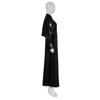 Nouvelle robe de prêtre, vêtements de clergé, polyester mat, broderie dorée, imprimé, soutane, cosplay, robe maxi de chœur, liturgique, pasteur