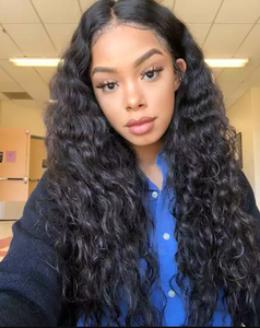 Perruques de cheveux humains fermeture frisée jerry curly 16 pouces afro lisse avec dentelle frontale en dentelle body wave full lace en tresses - Product Image 2