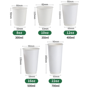 Thiết Kế Logo Dùng Một Lần Latte Cà Phê Cốc Giấy Cho Uống Nóng Đôi Tường Cách Nhiệt Dày Boba Trà Cốc Giấy Phân Hủy Sinh Học - Product Image 2