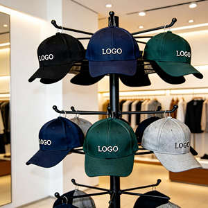Gorra de Béisbol Unisex de Alta Calidad al por Mayor, de 6 Paneles, con Bordado Multicolor, Personalizable con Logotipo - Product Image 1