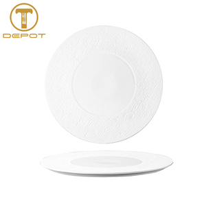 Plato redondo de boda de alta calidad, plato negro mate, plato redondo para cena para Steak House - Product Image 2