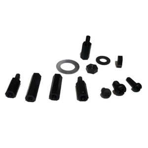 Entretoise hexagonale en nylon, colonne de support d'isolation pour PCB en plastique avec filetage interne et externe - Product Image 2