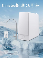 Purificateur d'eau RO sous évier multi-spécifications à haut débit, filtre à deux étages, nettoyage automatique, moniteur TDS pour usage domestique et commercial