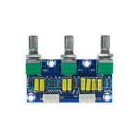 XH-M802 papan Amplifier nada pasif modul daya Preamp pengaturan suara tinggi rendah DIY papan PCB elektronik