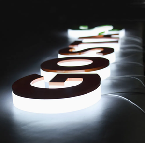Factory <b>LED</b> Mini Advertising Front Light 3D Acrylic <b>Letters</b> - Product Image 4
