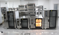Oven konveksi elektrik komersial, 10 5 18 tingkat nampan 120 250 l propana manual tipe gas roti