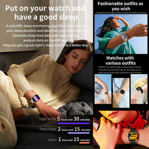 ODM 2.01 pouces TFT montre intelligente pour femmes hommes BT appelant plein écran tactile COF corps en alliage de Zinc application multilingue - Product Image 5