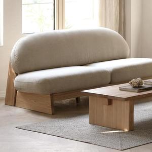 मजबूत रहने वाले कमरे आधुनिक सोफे थोक सस्ते फर्नीचर लकड़ी के सोफे आउटडोर उपयोग पिछवाड़े डेक बगीचे सोफे सेट - Product Image 5