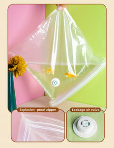 Bolsa de Vacío para Alimentos, Compresión de Grado Alimenticio, Sellador al Vacío con Cierre de Cremallera, Bolsa de Embalaje - Product Image 2