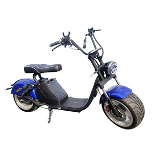 New Cool Detachable Lithium Battery Harleyment Retro Sports Car Scooter Eu Warehouse Stock - Product Image 1