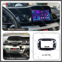 Kit de Marco de Radio para Coche con Cableado para Edix FRV 2004-2009, Unidad Principal Android DSP GPS de 10 Pulgadas, Doble DIN, Negro UV
