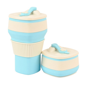 Tại Gói Cross-Biên Giới 550Ml Công Suất Lớn Silicone Có Thể Gập Lại Cốc Cà Phê Sáng Tạo Tái Sử Dụng Xách Tay Uống <span class=keywords><strong>Cup</strong></span> - Product Image 6