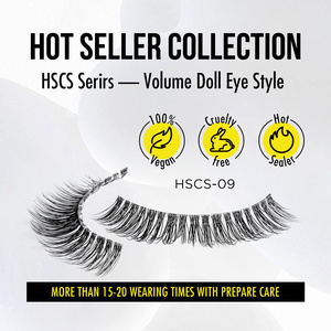 All'ingrosso trucco 3d ciglia finte punte strisce ciglia che sembrano estensioni ciglia ciglia ciglia e strumenti di bellezza ciglia finte - Product Image 3