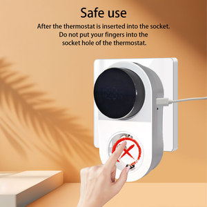 Prise connectée thermostat intelligente Tuya Wifi avec minuterie, capteur et contrôle par application pour la régulation de la température - Product Image 3