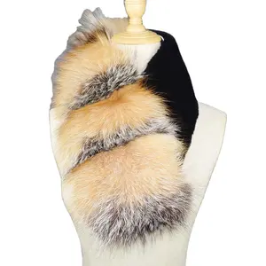 MWFur boyun isıtıcı kısa kürk atkılar kadınlar için kız moda kış tilki kürk eşarp ile Rex saç kadın eşarp