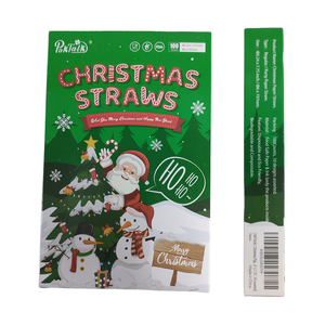 Pajitas <span class=keywords><strong>de</strong></span> Papel Navideñas <span class=keywords><strong>para</strong></span> Bebidas, Decoración <span class=keywords><strong>para</strong></span> Fiestas, Suministros <span class=keywords><strong>para</strong></span> Cafeterías y <span class=keywords><strong>Restaurantes</strong></span>, Desechables, Venta al Por Mayor - Product Image 6