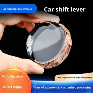 Lente Convexa Côncava de Vidro Óptico para Alavanca de Câmbio Automotivo, Alta Definição, 98% de Transmitância de Luz, Cilindro 10x10x10 - Product Image 5