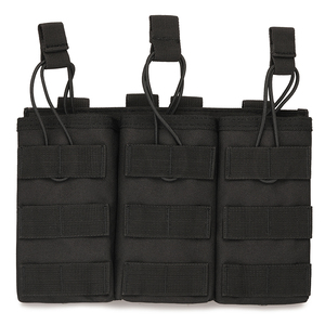 Protector Plus - Bolsa Táctica para Cargador de Pistola, Accesorio para Chaleco Molle, Paquete de Accesorios de Nailon de Alta Densidad, Triple Compartimento para Cargadores - Product Image 1