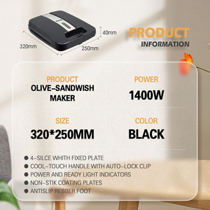 Máquina para hacer magdalenas DSP Professional de 24 cavidades con revestimiento antiadherente, eléctrica, para uso doméstico. - Product Image 3