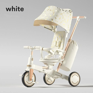 Tricycle pour enfants 4-en-1 <span class=keywords><strong>avec</strong></span> siège rotatif à 360 degrés et cadre en acier de haute qualité – Vente chaude directe usine - Product Image 5