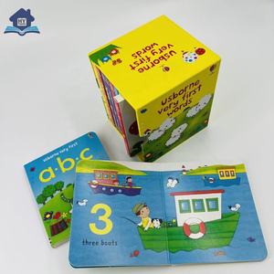 Primeras Palabras en Inglés para Bebés, Juego de Cajas de Alfabeto y Números para Niños, Libro de Cartón de Tapa Dura para Niños Pequeños - Product Image 3