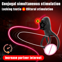 Silikon elektrische Fernbedienung Klitoris stimulation Spielzeug Verzögerung Ejakulation sring für Männer für Paare