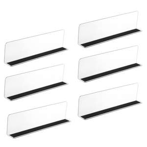 Diviseur d'étagère de pharmacie en forme de L, taille personnalisée, réglable, magnétique, pour supermarché - Product Image 1