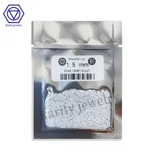 Rarity fábrica diretsale branco pedra de zircônia forma redonda cz pedra zircônia cúbica pedra chips de pedra