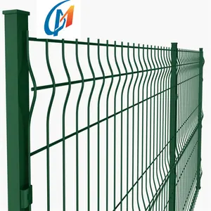 Firm Structure 50x100 Mesh Opening Security 3D Welded Wire Fence Panels