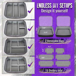 Étui de protection rigide pour imprimante d'étiquettes portable, boîte de rangement, organisateur de transport pour sac, voyage, bureau, échantillon gratuit - Product Image 5