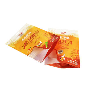 Personalizado impresso Stand Up Plastic Packaging Bag para <span class=keywords><strong>Pet</strong></span> Dog Saúde Food Topper - Product Image 5