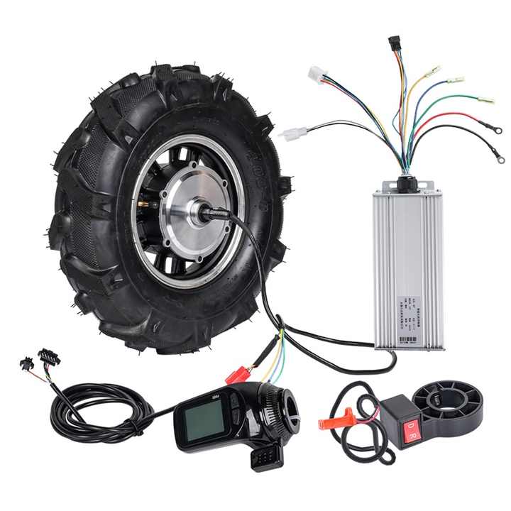 Low Speed Brushless Hub Geared Motor 16 Inch Wheel Hub Motor Rear Hub ...