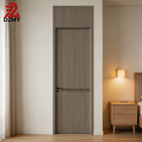 Pintu Kayu Kustom Proyek Rumah, Pintu Masuk Interior Eksterior Kayu untuk Hotel, Villa, dan Bangunan