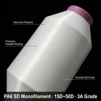 Fil monofilament en nylon semi-terne 30D résistant 1F pour la fabrication de mailles mates durables et de rubans
