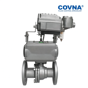 Vanne à bille pneumatique à bride en acier inoxydable COVNA DN50 2 pouces avec positionneur pneumatique - Product Image 4